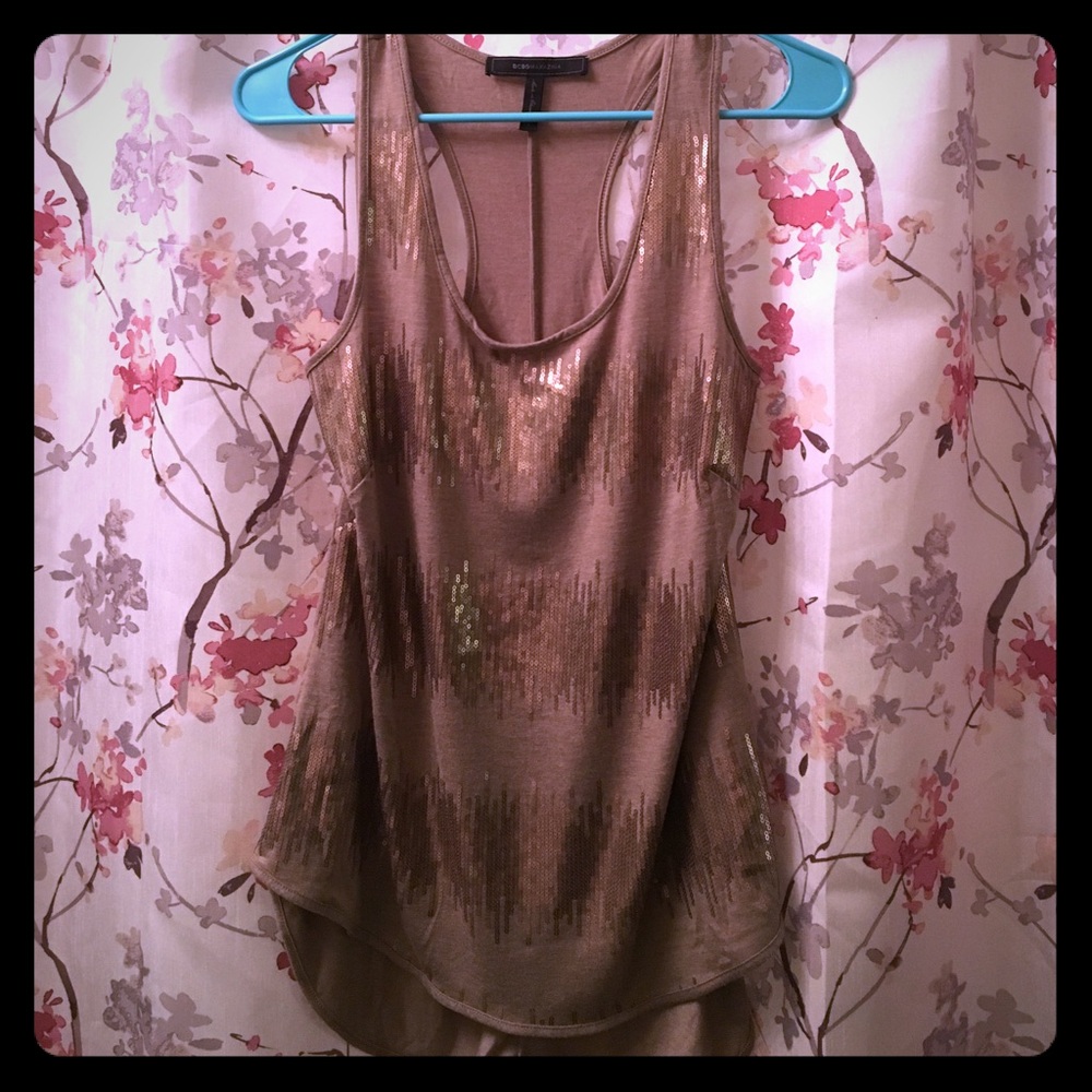 💕BCBGMAXAZRIA  Embellished tank size S