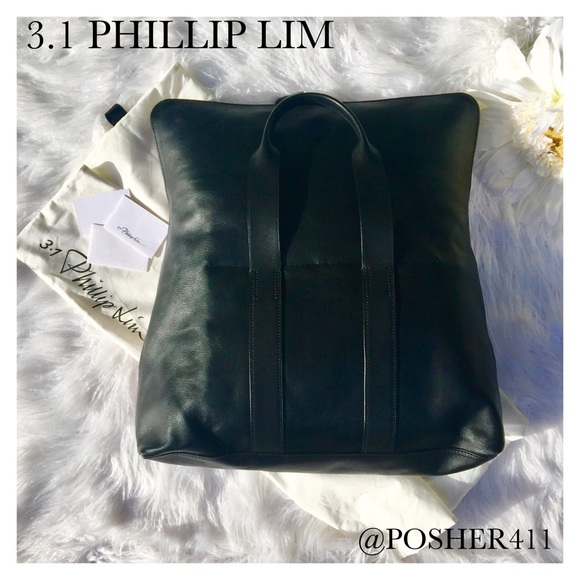 RARE 3.1 PHILLIP LIM CAMO CANVAS & LEATHER BAG - Picture 5 of 8