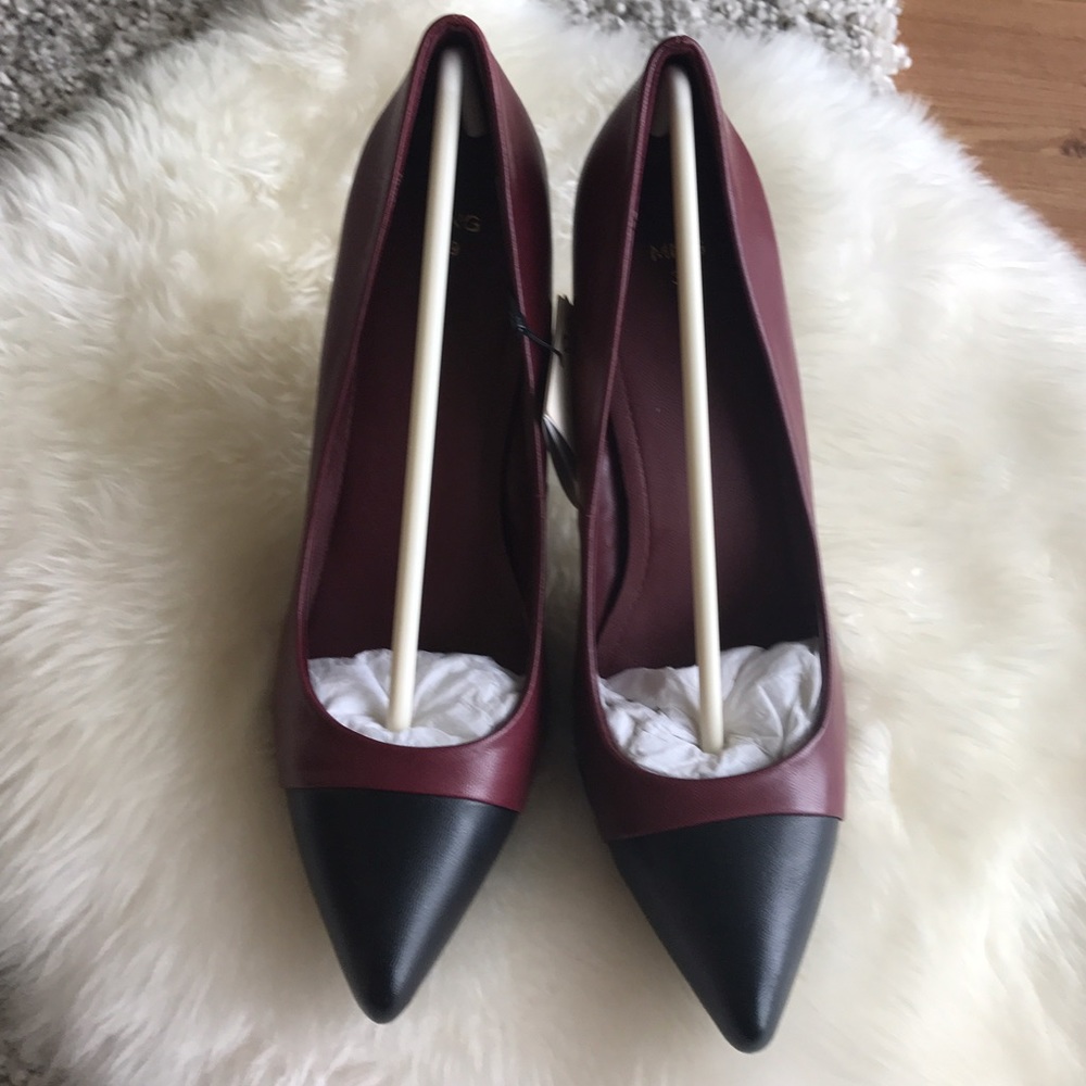 Mango - leather pumps with 4 inches 👠 size 39 EUR