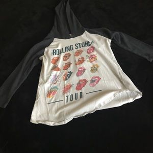 Hooded Rolling Stones Tee