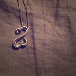 Open heart necklace
