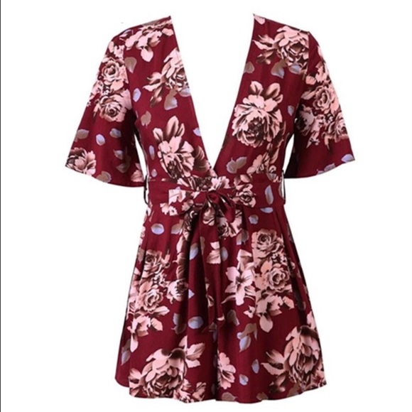 Floral Romper - Picture 4 of 5