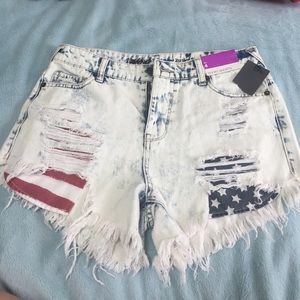 4th of July High rise short shorts!