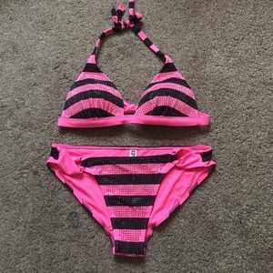 Victoria's Secret Pink Bedazzled Bikini