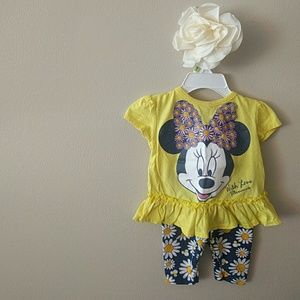 🌈SALE Disney Baby Minnie Sunflower Outfit
