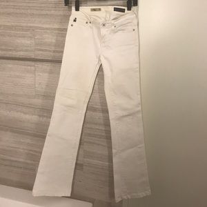 White AG "The Angel" Boot cut jeans
