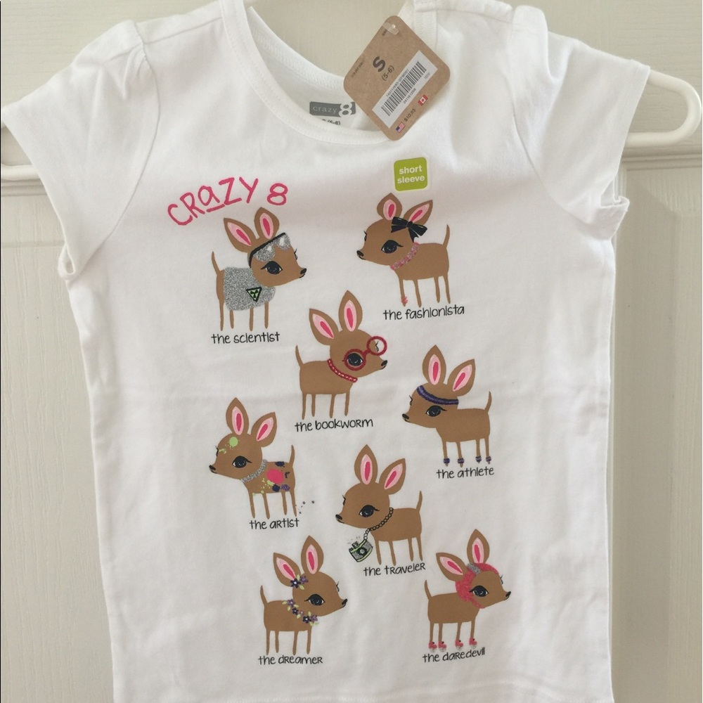 Crazy 8 girls sleeve shirt