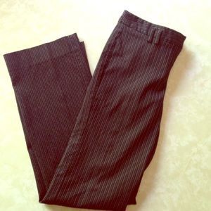 Anthropologie Elevenses Pinstripe Trousers