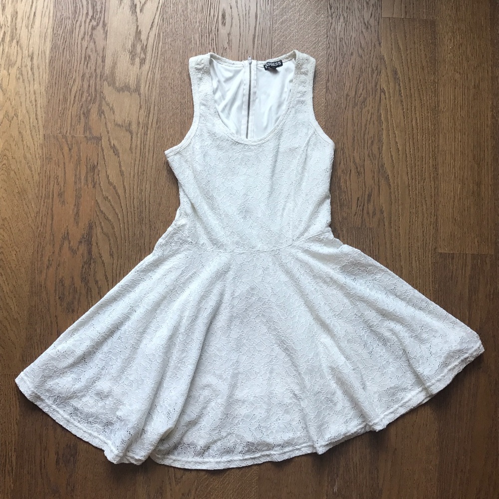 Lace A-Line Dress