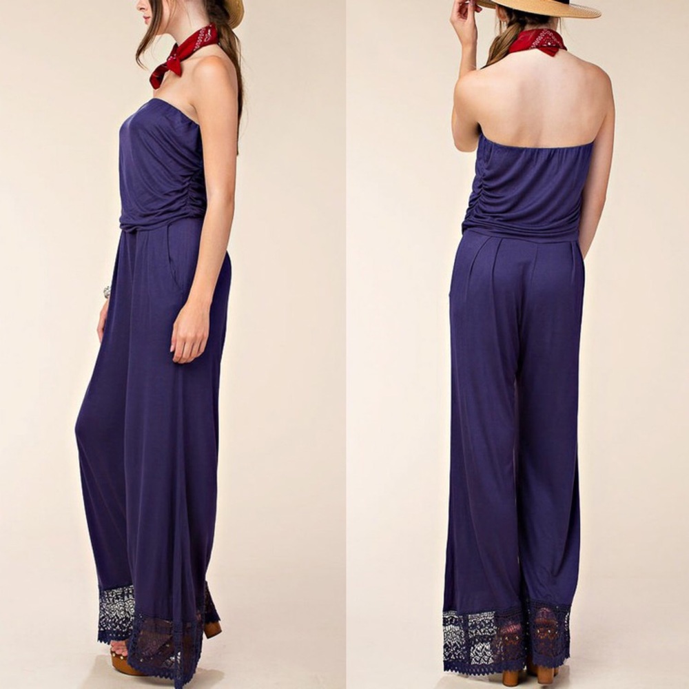 MANHATTAN Strapless Jumpsuit - Picture 2 of 3