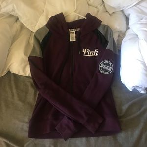 Maroon Pink by Victoria's Secret zip up hoodie
