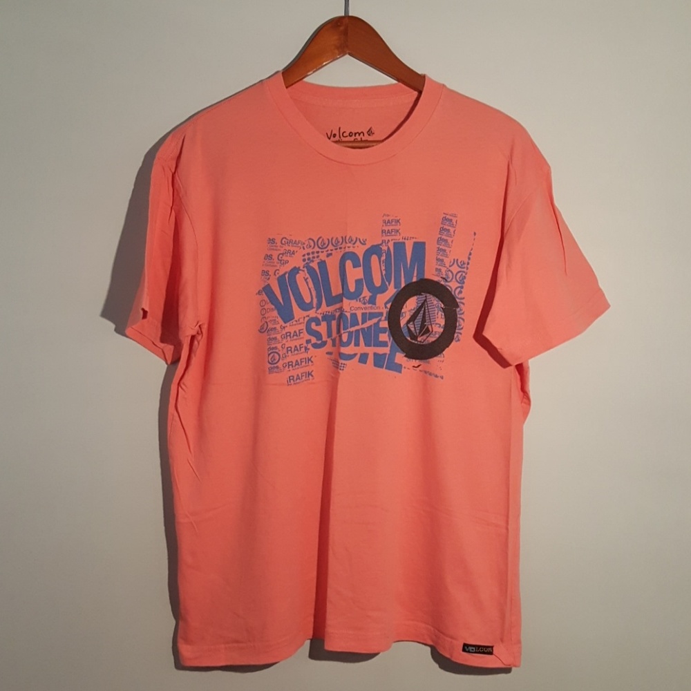 Volcom salmon t-shirt - Picture 2 of 4