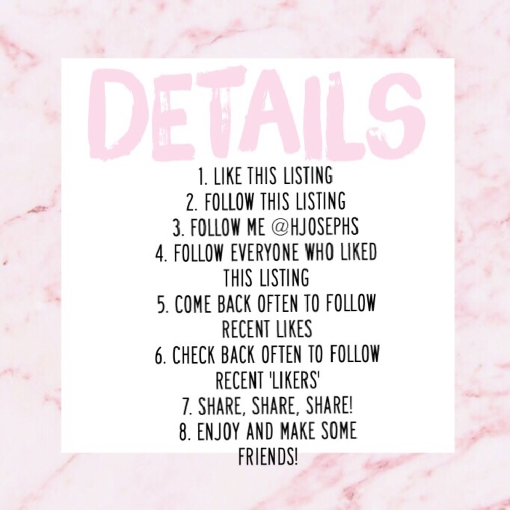 💕LIKE💕FOLLOW💕SHARE💕🎉🎉🎉🎉 - Picture 2 of 2