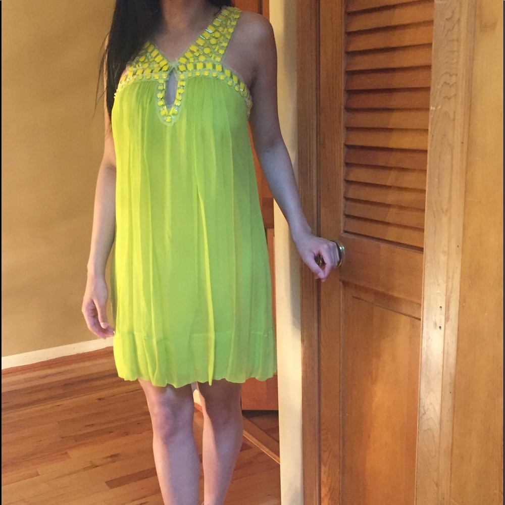 Lemongrass cocktail dress