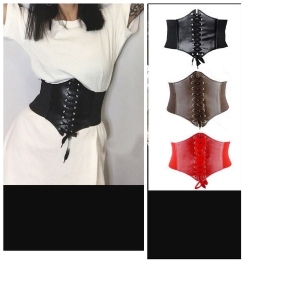 Accessories - Corset Blet 2017 Women Lady Leather Belt Corset Ci