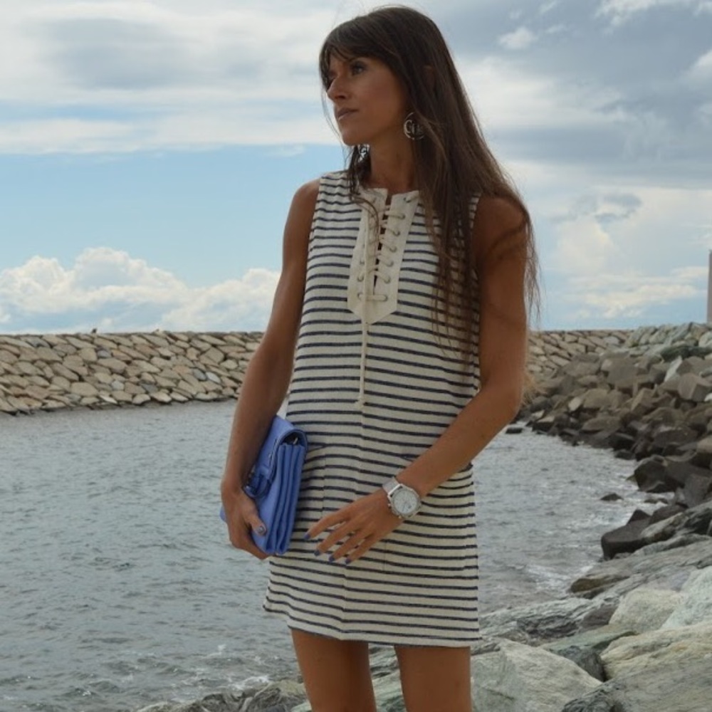 Zara Striped Shift Dress