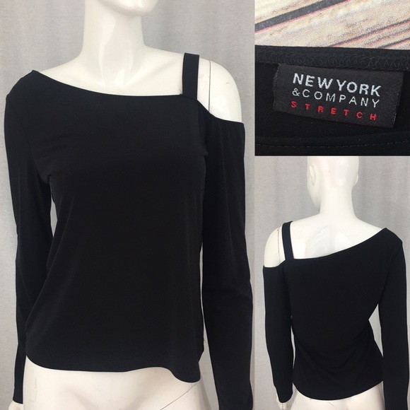 SOLD 🌴Sz Medium NY & Co. One Shoulder Long Top - Picture 7 of 7
