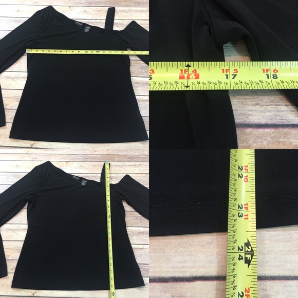 SOLD 🌴Sz Medium NY & Co. One Shoulder Long Top - Picture 2 of 7