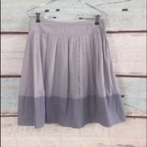 Anthropologie A-line Pleated Skirt