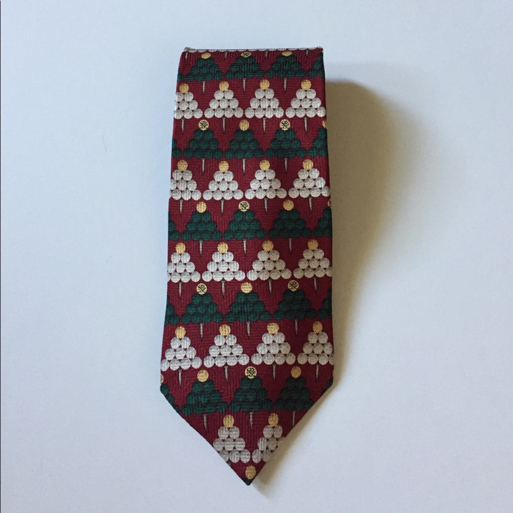 Payne Stewart Silk Christmas Golf Tie