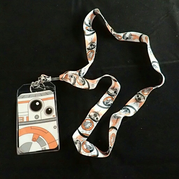 Star Wars Accessories - Star Wars Loungefly BB8 Lanyard Keychain - NWT