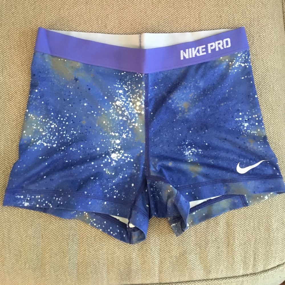 Blue galaxy Nike pros