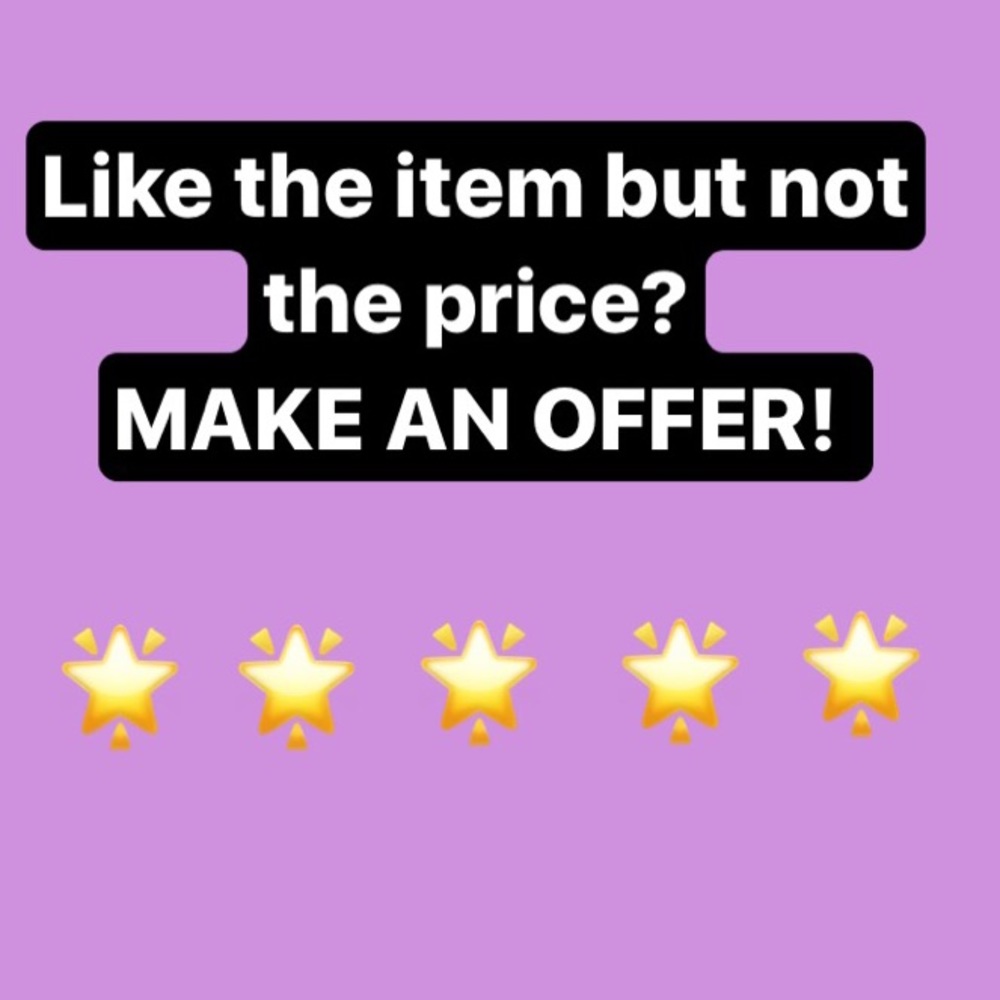 Make me an offer!