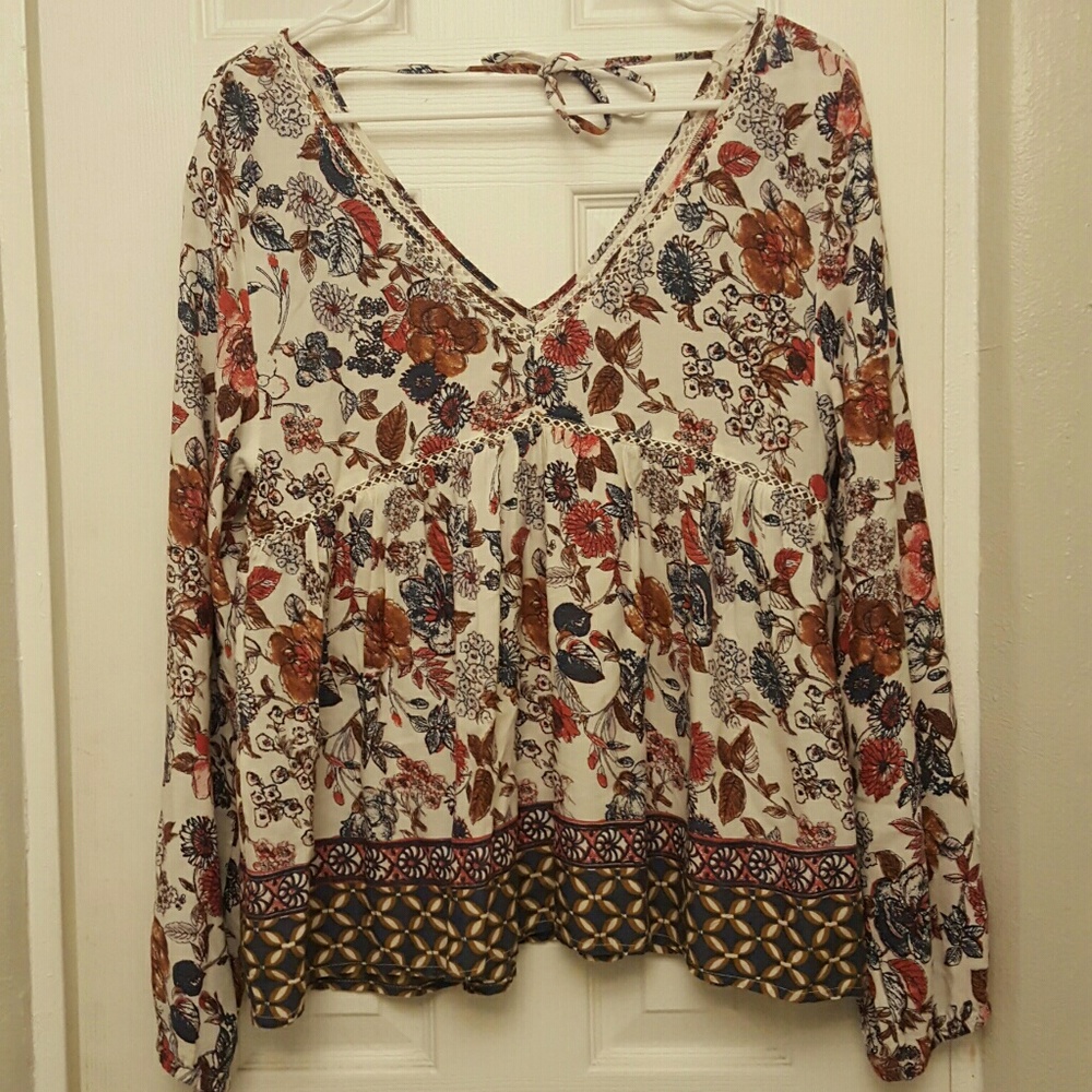 flowy hippy blouse