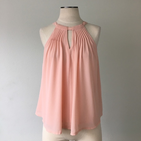 Anthropologie Tops - Anthropologie-Sunday in Brooklyn Peach Pleat Top