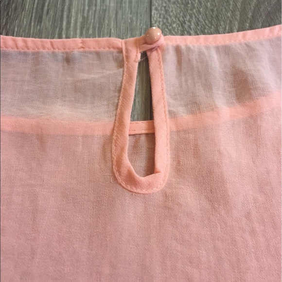 Flowy Hi-Lo Top Blouse Sheer Tunic - Picture 5 of 5