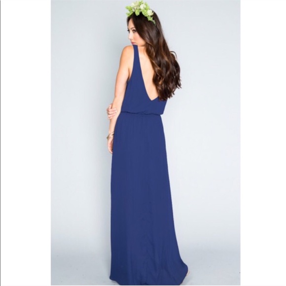 NWOT show me your mumu Kendall maxi rich navy - Picture 4 of 4