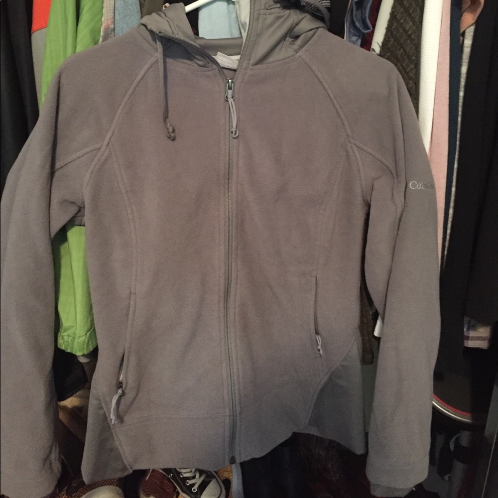 Columbia full zip fleece hoodie