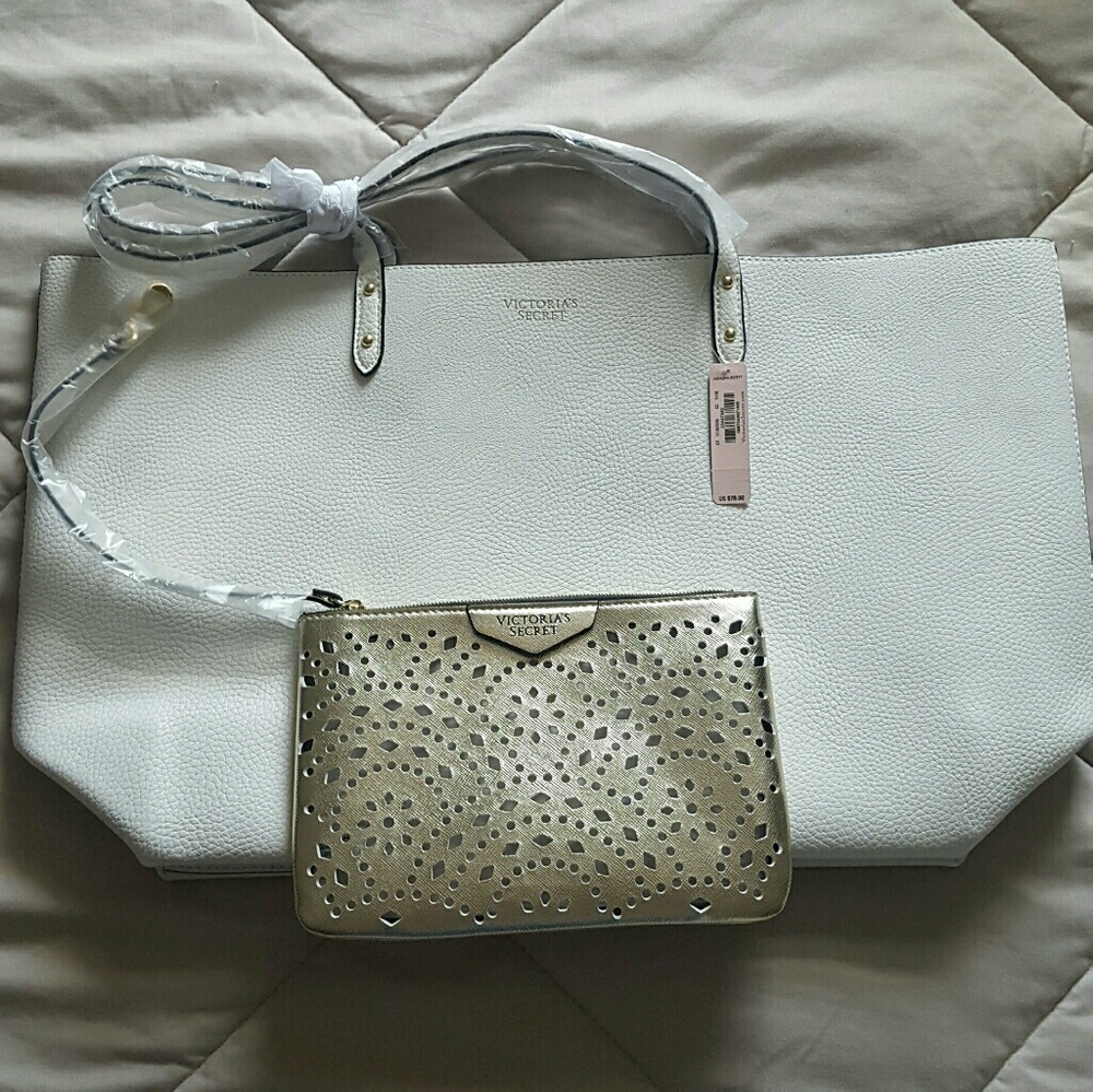 Victorias Secret leather tote