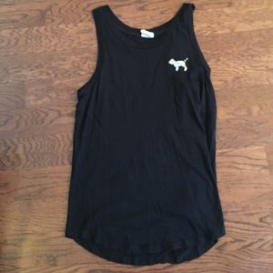 Pink sequin tank top