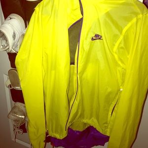 vintage neon Nike windbreaker