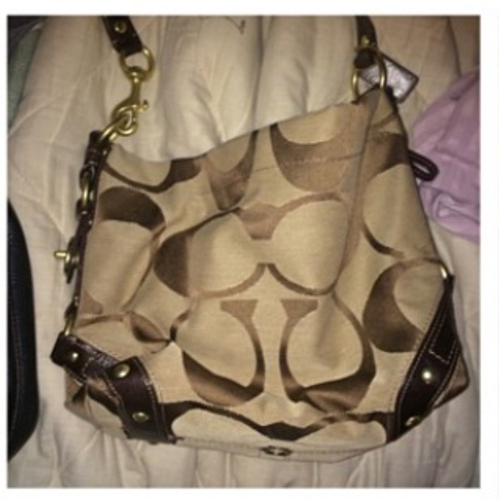 Coach signature bag