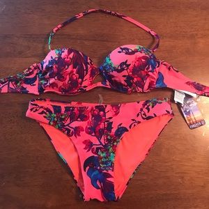 Plink floral swim suit