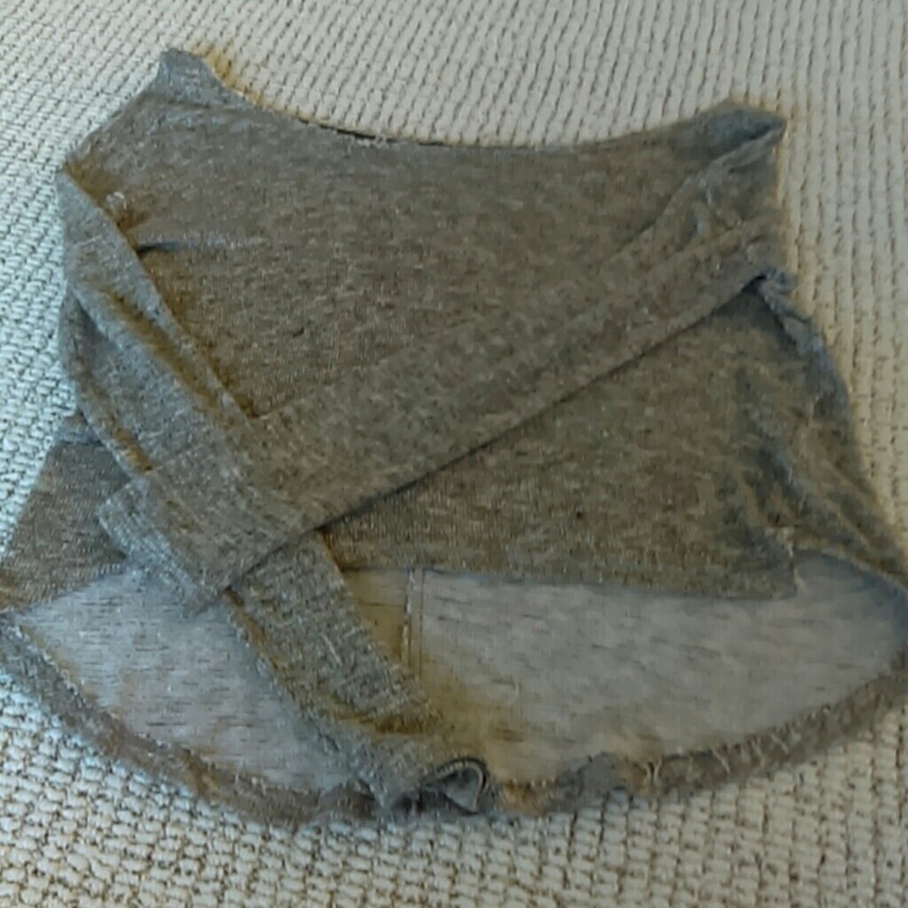 Free people light tattered sweater.