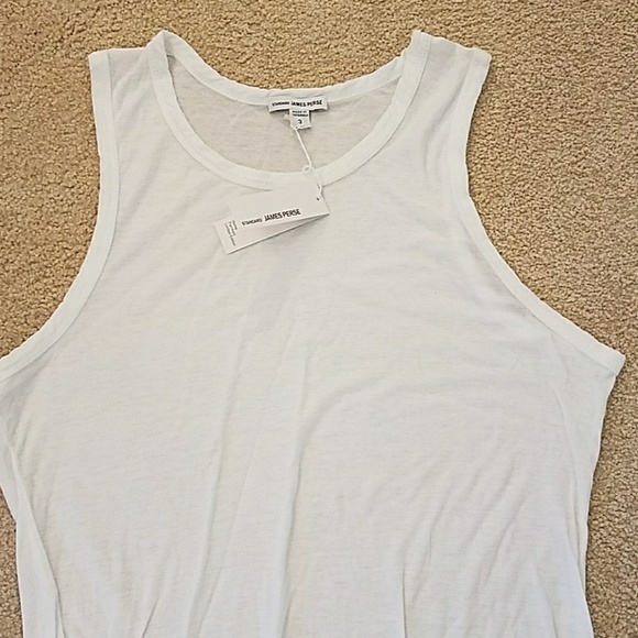James Perse Tops - JAMES PERSE White T-shirt Tank NWT Sz 3 M