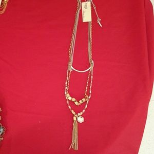 Kenneth Cole Triple Necklace