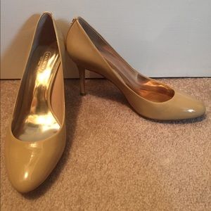 Coach patent leather heels
