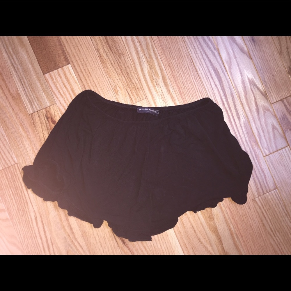 brandy melville - black vodi shorts