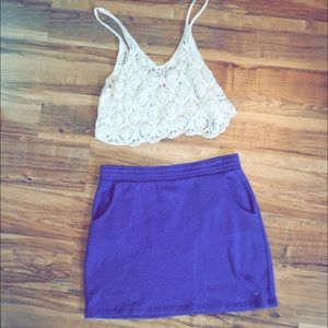 VICTORIA'S SECRET PINK BRAND mini skirt