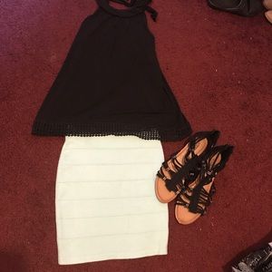 Teal Mini skirt size( Small)