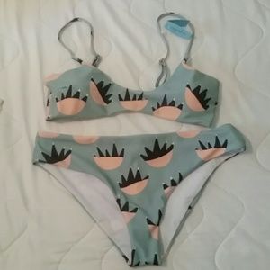Bear Claw Printed Bikini