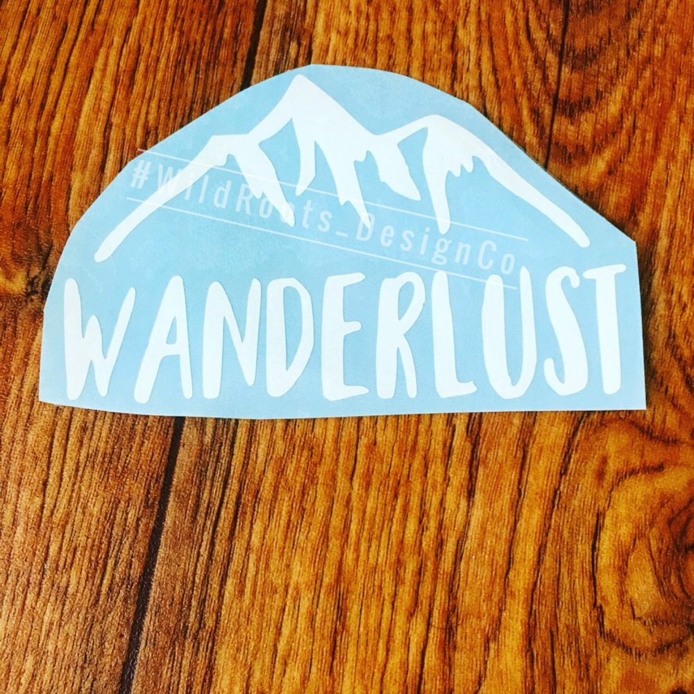 Wanderlust decal
