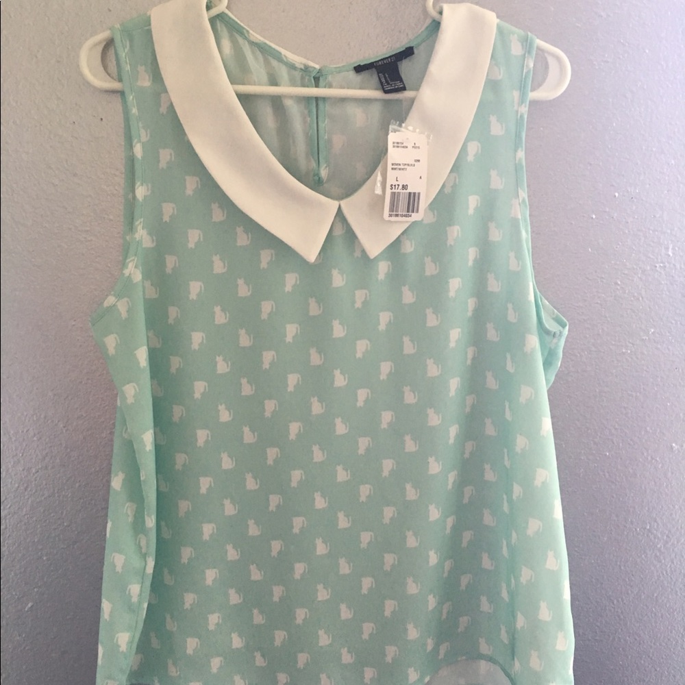 Cat Blouse from Forever 21