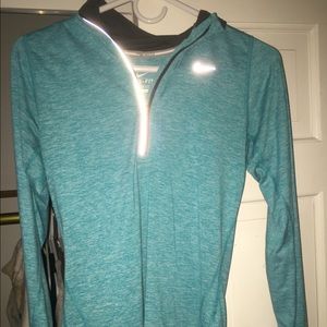 Nike work out jacket. Quarter zip.