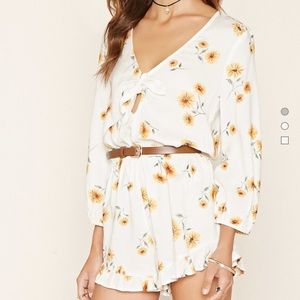 Forever 21 Floral Romper