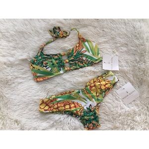 Midori Bikini Signature Pineapple set